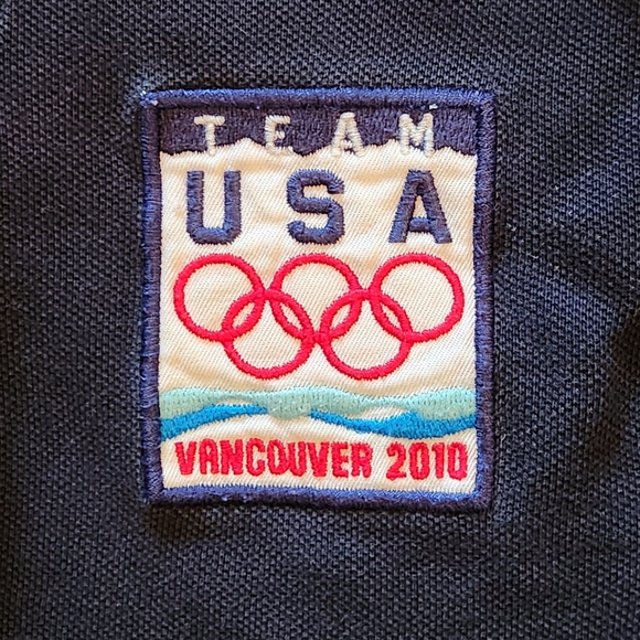 Polo Ralph Lauren Official 2010 Vancouver Olympics kids polo shirt Size 4T Navy - Picture 6 of 12
